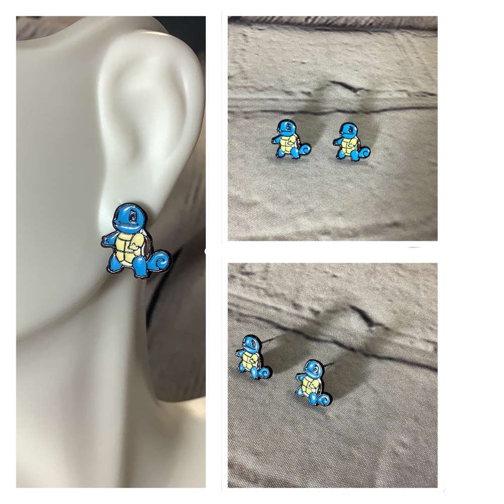 Poke-man Stud Earrings